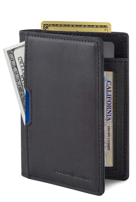 leather card wallets for men rfid blocking|rfid blocking leather bifold wallet.